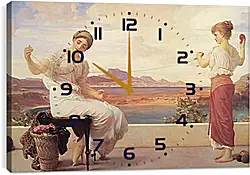 Часы картина - Winding the Skein big. Барон Фредерик Лейтон
Часы картина - Winding the Skein big. Барон Фредерик Лейтон