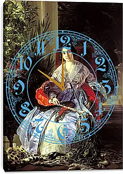 Часы картина - Портрет светлейшей княгини Елизаветы Павловны Салтыковой. Брюллов Карл Павлович
Часы картина - Портрет светлейшей княгини Елизаветы Павловны Салтыковой. Брюллов Карл Павлович