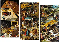 Модульная картина - Flemish Proverbs - фламандские пословицы. Брейгель Питер Старший
Модульная картина - Flemish Proverbs - фламандские пословицы. Брейгель Питер Старший