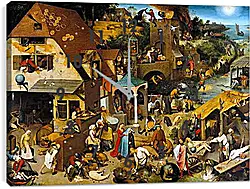 Часы картина - Flemish Proverbs - фламандские пословицы. Брейгель Питер Старший
Часы картина - Flemish Proverbs - фламандские пословицы. Брейгель Питер Старший