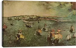 Постер на подрамнике - Морской бой в гавани Неап. Брейгель Питер Старший
Постер на подрамнике - Морской бой в гавани Неап. Брейгель Питер Старший