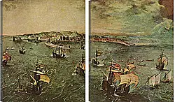 Модульная картина - Морской бой в гавани Неап. Брейгель Питер Старший
Модульная картина - Морской бой в гавани Неап. Брейгель Питер Старший