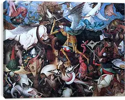 Постер на подрамнике - The Fall of the Rebel Angels. Брейгель Питер Старший
Постер на подрамнике - The Fall of the Rebel Angels. Брейгель Питер Старший