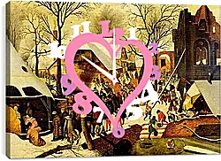 Часы картина - The adoration of the magi. Брейгель Питер Старший
Часы картина - The adoration of the magi. Брейгель Питер Старший
