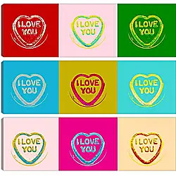 Модульная картина - I love you, Поп-арт Модульная картина - I love you, Поп-арт