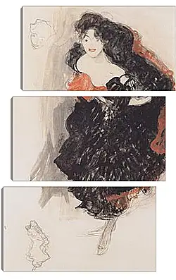Модульная картина - Standing female nude from the front with a raised right arm. Густав Климт
Модульная картина - Standing female nude from the front with a raised right arm. Густав Климт