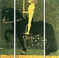 Модульная картина - The Golden Knight. Густав Климт
Модульная картина - The Golden Knight. Густав Климт