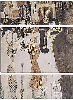 Модульная картина - Бетховенский фриз. Густав Климт
Модульная картина - Бетховенский фриз. Густав Климт