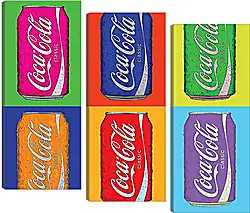 Модульная картина - Coca-Cola. Поп-арт Модульная картина - Coca-Cola. Поп-арт