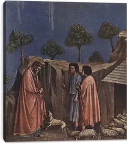 Постер на подрамнике - Joaquim at shepherds - Иоаким у пастухов. Джотто ди Бондоне
Постер на подрамнике - Joaquim at shepherds - Иоаким у пастухов. Джотто ди Бондоне