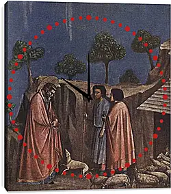 Часы картина - Joaquim at shepherds - Иоаким у пастухов. Джотто ди Бондоне
Часы картина - Joaquim at shepherds - Иоаким у пастухов. Джотто ди Бондоне