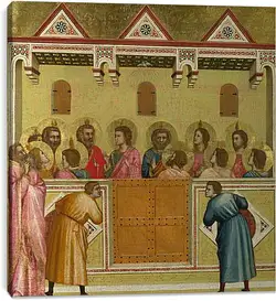 Постер на подрамнике - Pentecost. Джотто ди Бондоне Постер на подрамнике - Pentecost. Джотто ди Бондоне