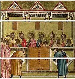Модульная картина - Pentecost. Джотто ди Бондоне Модульная картина - Pentecost. Джотто ди Бондоне