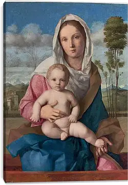 Постер на подрамнике - The Madonna and Child in a landscape. Джованни Беллини
Постер на подрамнике - The Madonna and Child in a landscape. Джованни Беллини