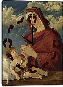 Часы картина - The Virgin and Child. Джованни Беллини
Часы картина - The Virgin and Child. Джованни Беллини