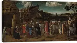 Постер на подрамнике - The Adoration of the Kings. Джованни Беллини Постер на подрамнике - The Adoration of the Kings. Джованни Беллини