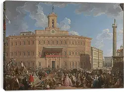 Постер на подрамнике - The Lottery in Piazza di Montecitorio. Джованни Паоло Панини
Постер на подрамнике - The Lottery in Piazza di Montecitorio. Джованни Паоло Панини