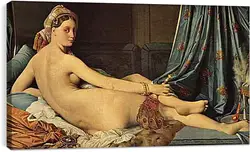 Постер на подрамнике - The Grande Odalisque. Жан Огюст Доминик Энгр
Постер на подрамнике - The Grande Odalisque. Жан Огюст Доминик Энгр