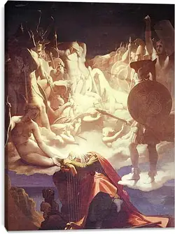 Постер на подрамнике - The Dream of Ossian. Жан Огюст Доминик Энгр
Постер на подрамнике - The Dream of Ossian. Жан Огюст Доминик Энгр