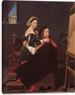 Постер на подрамнике - Raphael and the Fornarina. Жан Огюст Доминик Энгр
Постер на подрамнике - Raphael and the Fornarina. Жан Огюст Доминик Энгр