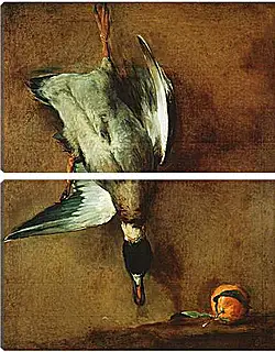 Модульная картина - Un canard col-vert attache a la muraille et une bigarade. Жан Батист Симеон Шарден
Модульная картина - Un canard col-vert attache a la muraille et une bigarade. Жан Батист Симеон Шарден