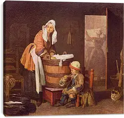 Постер на подрамнике - La lavandera. Жан Батист Симеон Шарден
Постер на подрамнике - La lavandera. Жан Батист Симеон Шарден
