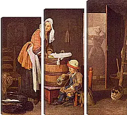 Модульная картина - La lavandera. Жан Батист Симеон Шарден
Модульная картина - La lavandera. Жан Батист Симеон Шарден