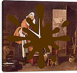 Часы картина - La lavandera. Жан Батист Симеон Шарден
Часы картина - La lavandera. Жан Батист Симеон Шарден