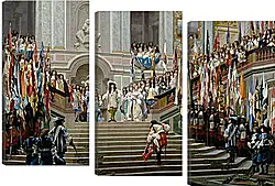 Модульная картина - Прием принца Конде Людовиком XIV в Версале в 1674 году. Жан-Леон Жером
Модульная картина - Прием принца Конде Людовиком XIV в Версале в 1674 году. Жан-Леон Жером