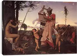 Постер на подрамнике - Anacreon Bacchus and Cupid. Жан-Леон Жером
Постер на подрамнике - Anacreon Bacchus and Cupid. Жан-Леон Жером