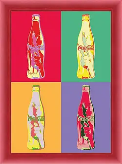 Картина в раме - Coca-Cola. Поп-арт Картина в раме - Coca-Cola. Поп-арт