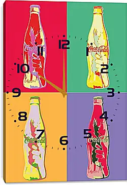 Часы картина - Coca-Cola. Поп-арт Часы картина - Coca-Cola. Поп-арт