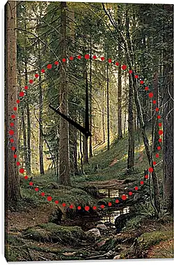 Часы картина - Ручей в лесу (На косогоре). Иван Шишкин
Часы картина - Ручей в лесу (На косогоре). Иван Шишкин