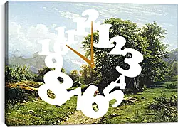 Часы картина - Швейцарский пейзаж. Иван Шишкин
Часы картина - Швейцарский пейзаж. Иван Шишкин