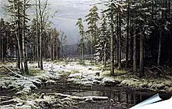 Плакат на стену - Первый Снег. Иван Шишкин
Плакат на стену - Первый Снег. Иван Шишкин