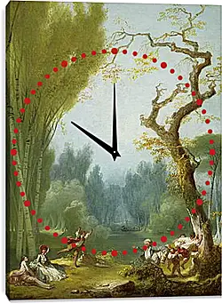 Часы картина - A Game of Horse and Rider. Жан Оноре Фрагонар
Часы картина - A Game of Horse and Rider. Жан Оноре Фрагонар