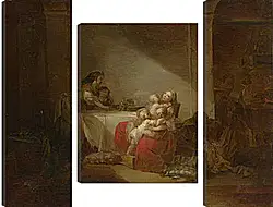 Модульная картина - Interior Scene. Жан Оноре Фрагонар Модульная картина - Interior Scene. Жан Оноре Фрагонар