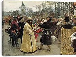 Постер на подрамнике - Приезд царей Петра и Иоанна. Илья Репин
Постер на подрамнике - Приезд царей Петра и Иоанна. Илья Репин