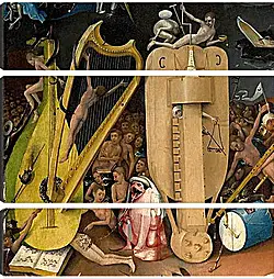 Модульная картина - Musical instruments. Иероним Босх
Модульная картина - Musical instruments. Иероним Босх