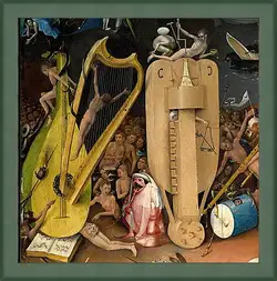 Картина в раме - Musical instruments. Иероним Босх
Картина в раме - Musical instruments. Иероним Босх