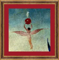 Картина в раме - Winged man with fruit flies to heaven. Иероним Босх
Картина в раме - Winged man with fruit flies to heaven. Иероним Босх