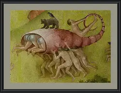 Картина в раме - Lobster shell with people. Иероним Босх
Картина в раме - Lobster shell with people. Иероним Босх