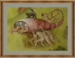 Картина в раме - Lobster shell with people. Иероним Босх
Картина в раме - Lobster shell with people. Иероним Босх