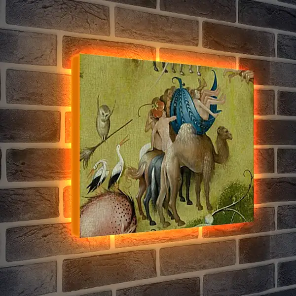 Лайтбокс световая панель - Camel and people in a leaf. Иероним Босх
Лайтбокс световая панель - Camel and people in a leaf. Иероним Босх