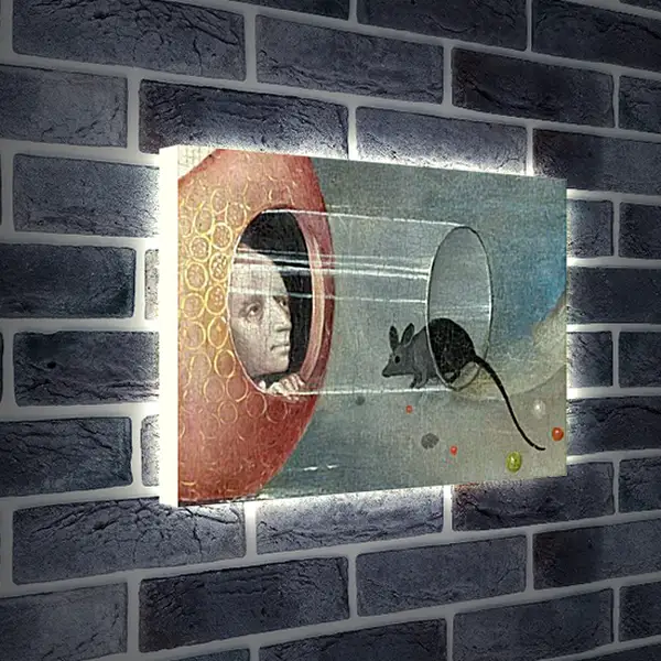 Лайтбокс световая панель - Man with mouse. Иероним Босх
Лайтбокс световая панель - Man with mouse. Иероним Босх