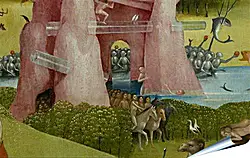 Плакат на стену - Hybrid stone formation with tubes, riders. Иероним Босх
Плакат на стену - Hybrid stone formation with tubes, riders. Иероним Босх