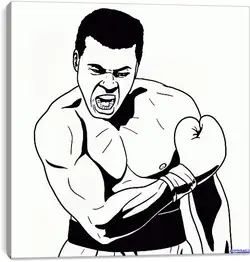 Постер на подрамнике - Muhammad Ali Постер на подрамнике - Muhammad Ali