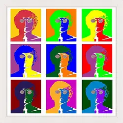 Картина в раме - John lennon. Поп-арт Картина в раме - John lennon. Поп-арт