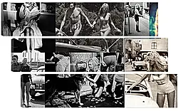 Модульная картина - Красивые девушки. Черно-белое фото Модульная картина - Красивые девушки. Черно-белое фото