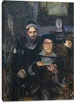 Постер на подрамнике - Гамлет И Офелия Постер на подрамнике - Гамлет И Офелия